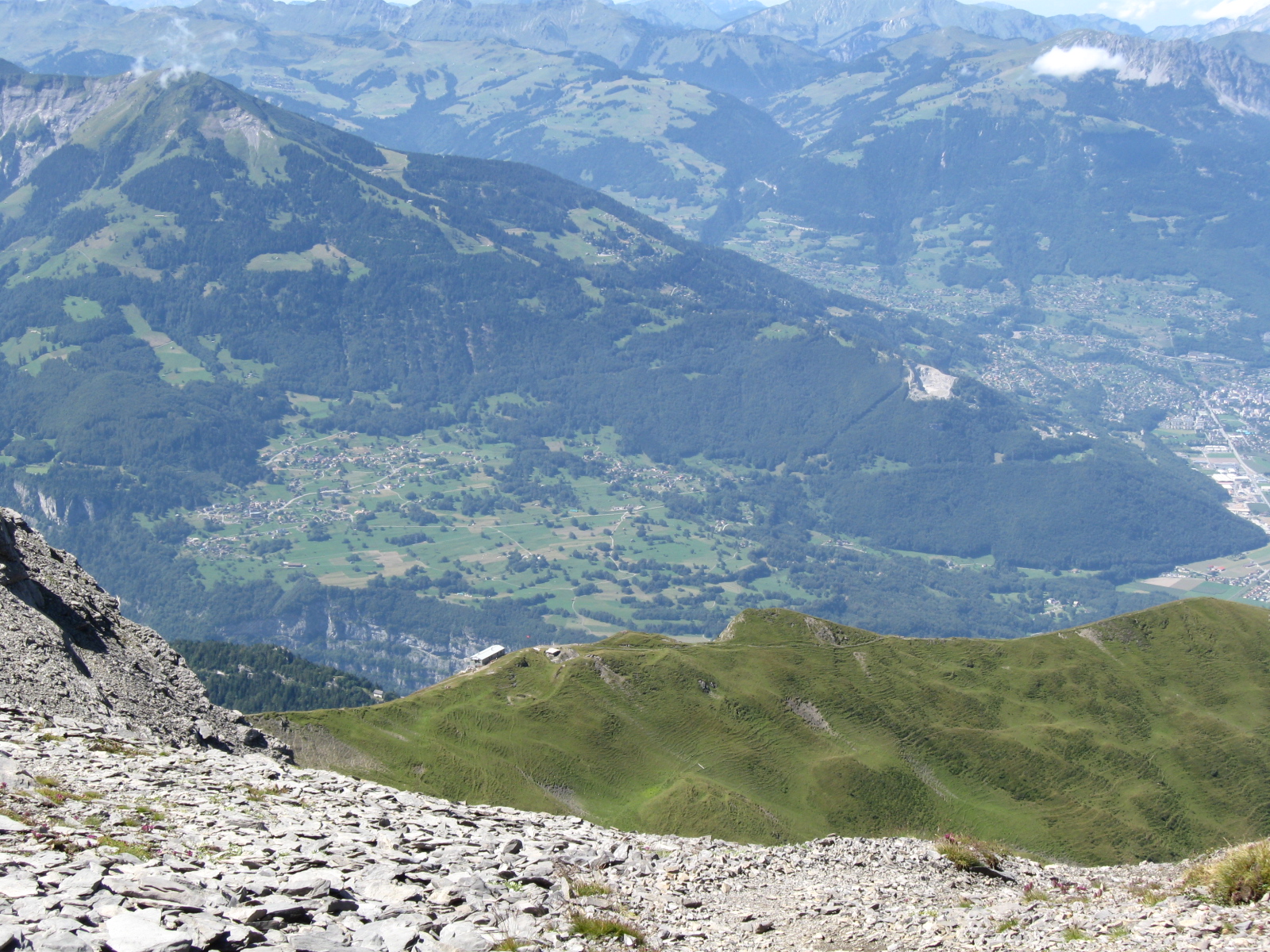 Vue sur la Cabane de La Tourche