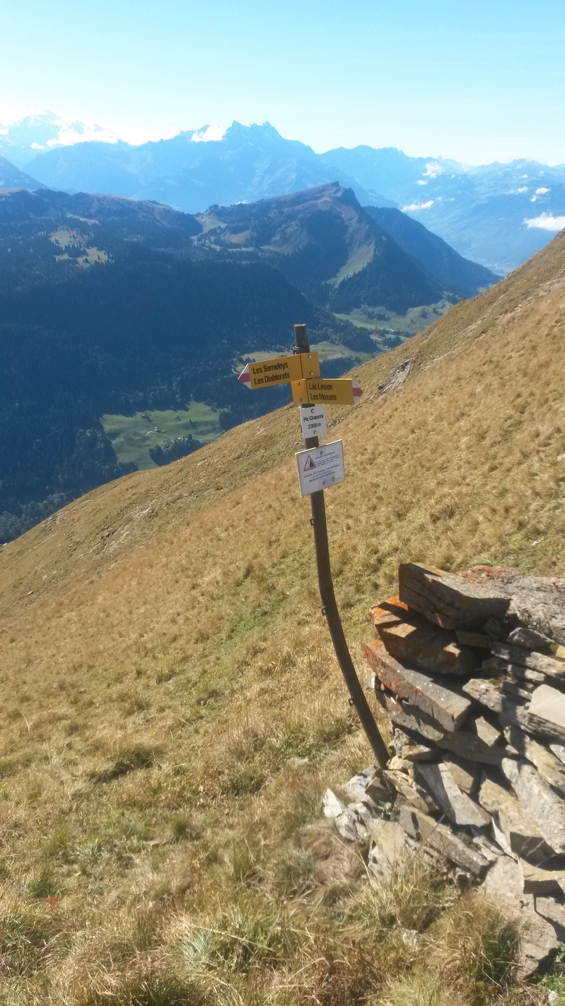 Peu avant le sommet, au pt 2298