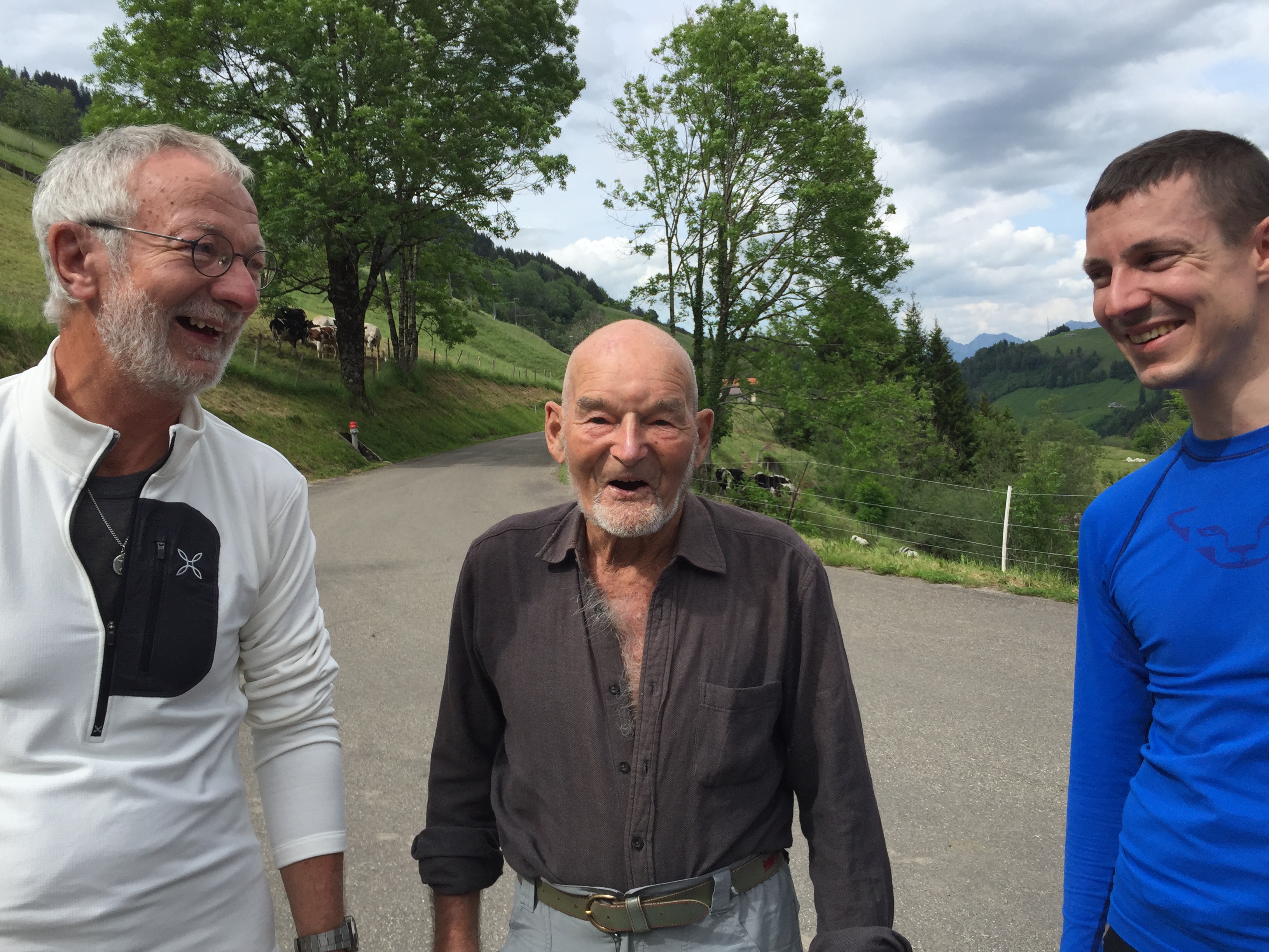 Avec Marcel Rémy, 93 ans