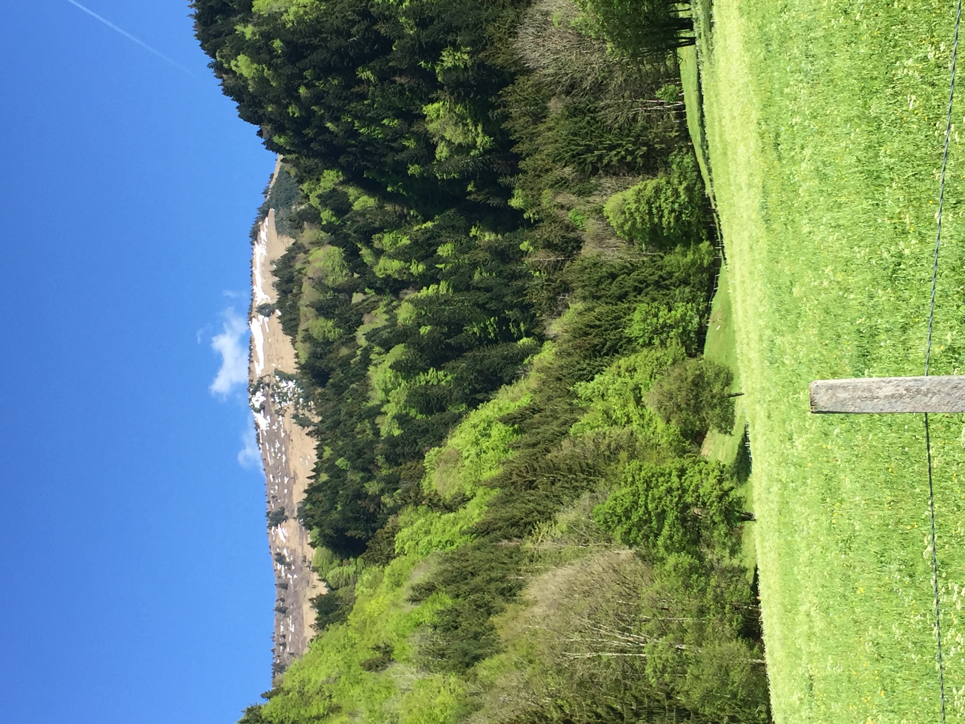 Vue sur notre objectif du jour