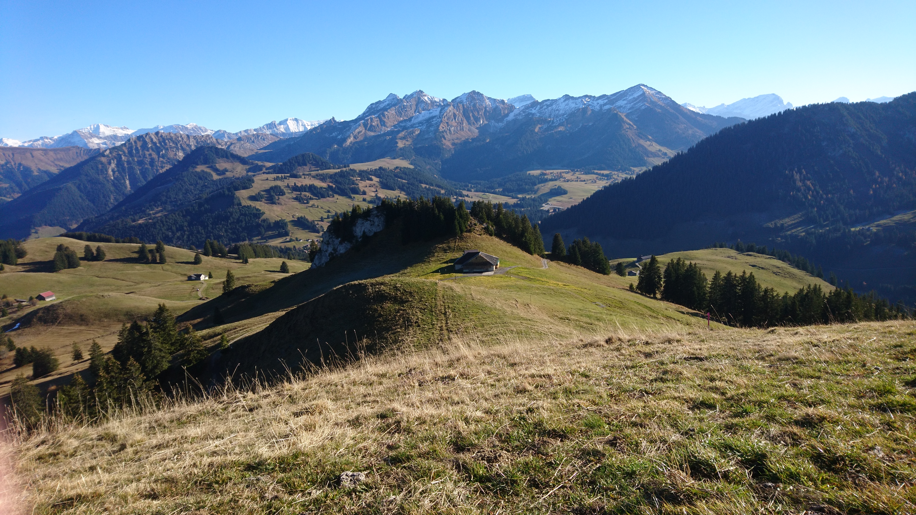 Vue sur Les Mosses et le Pic Chaussy