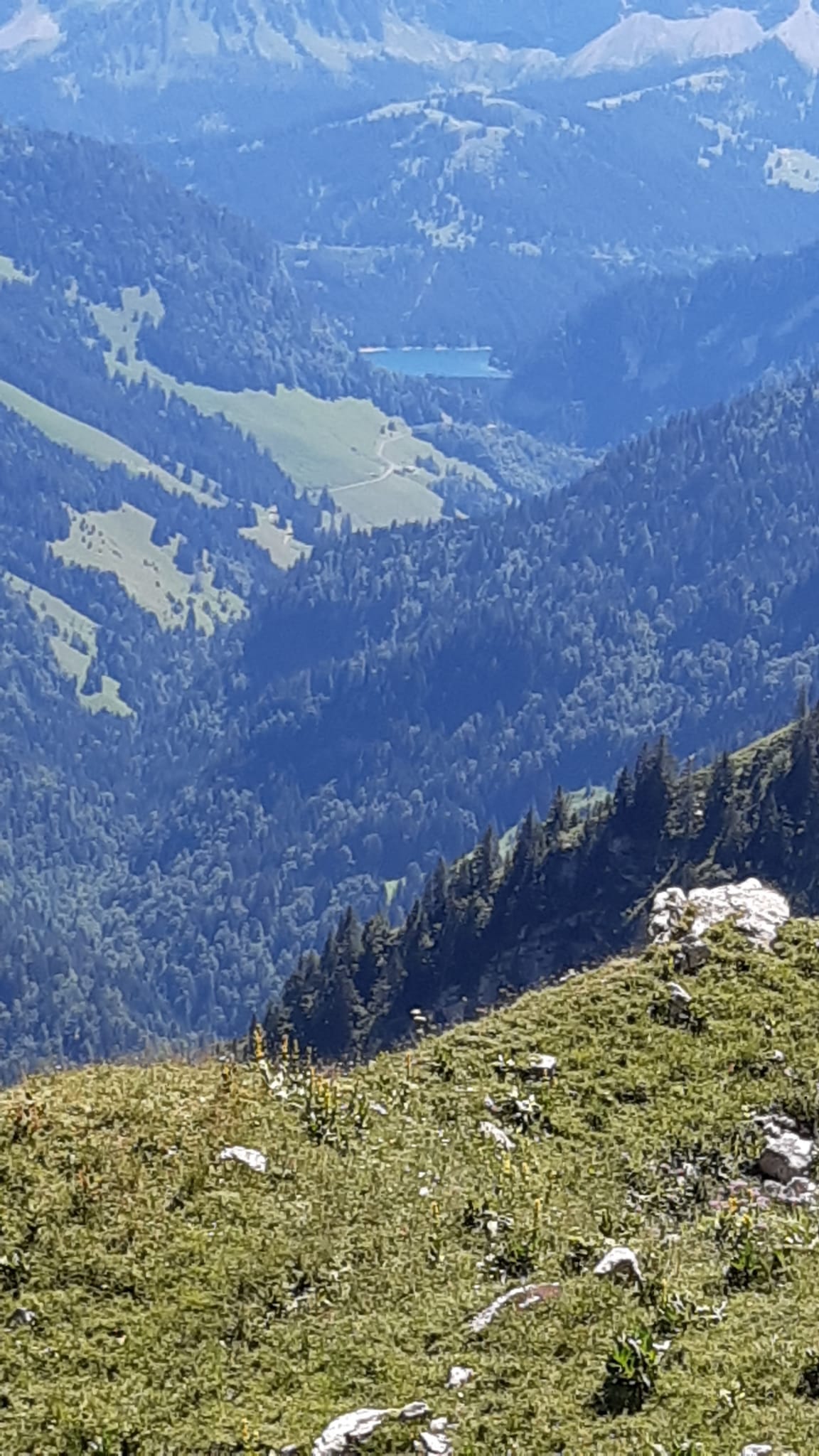 Vue sur le Lac de l\'Hongrin
