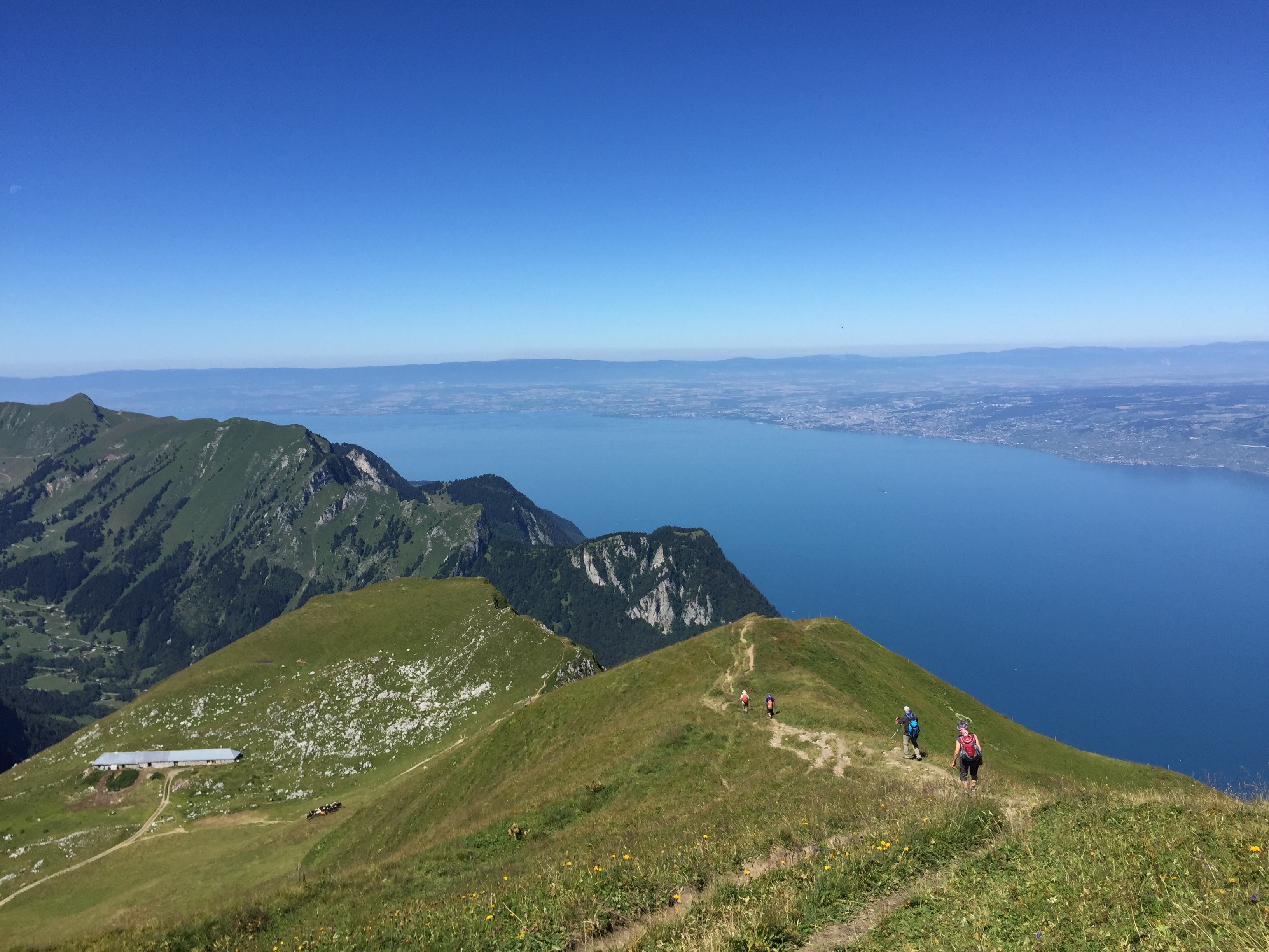 La descente et chalet En Voyis