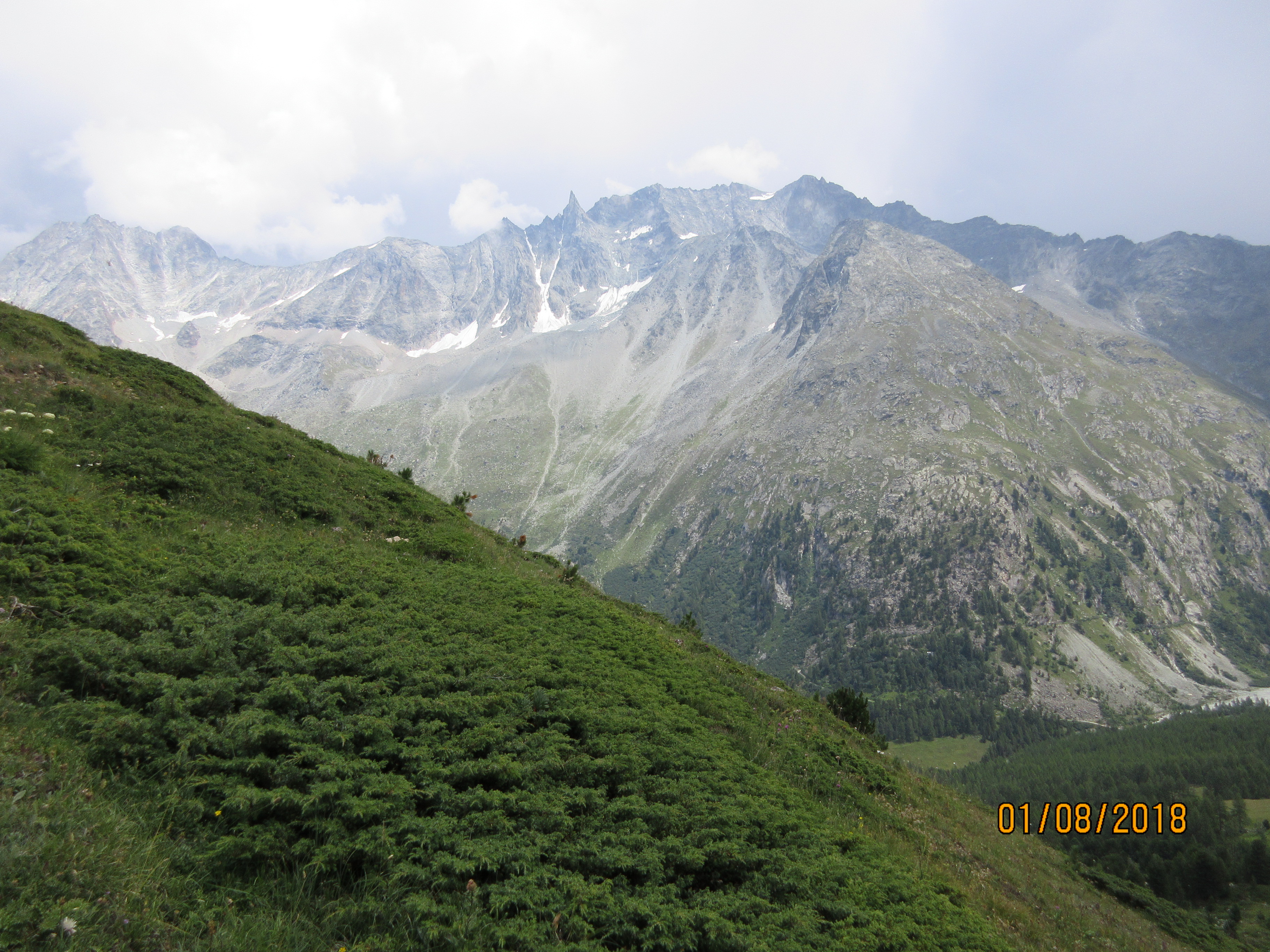 Aiguille de la Tsa au centre