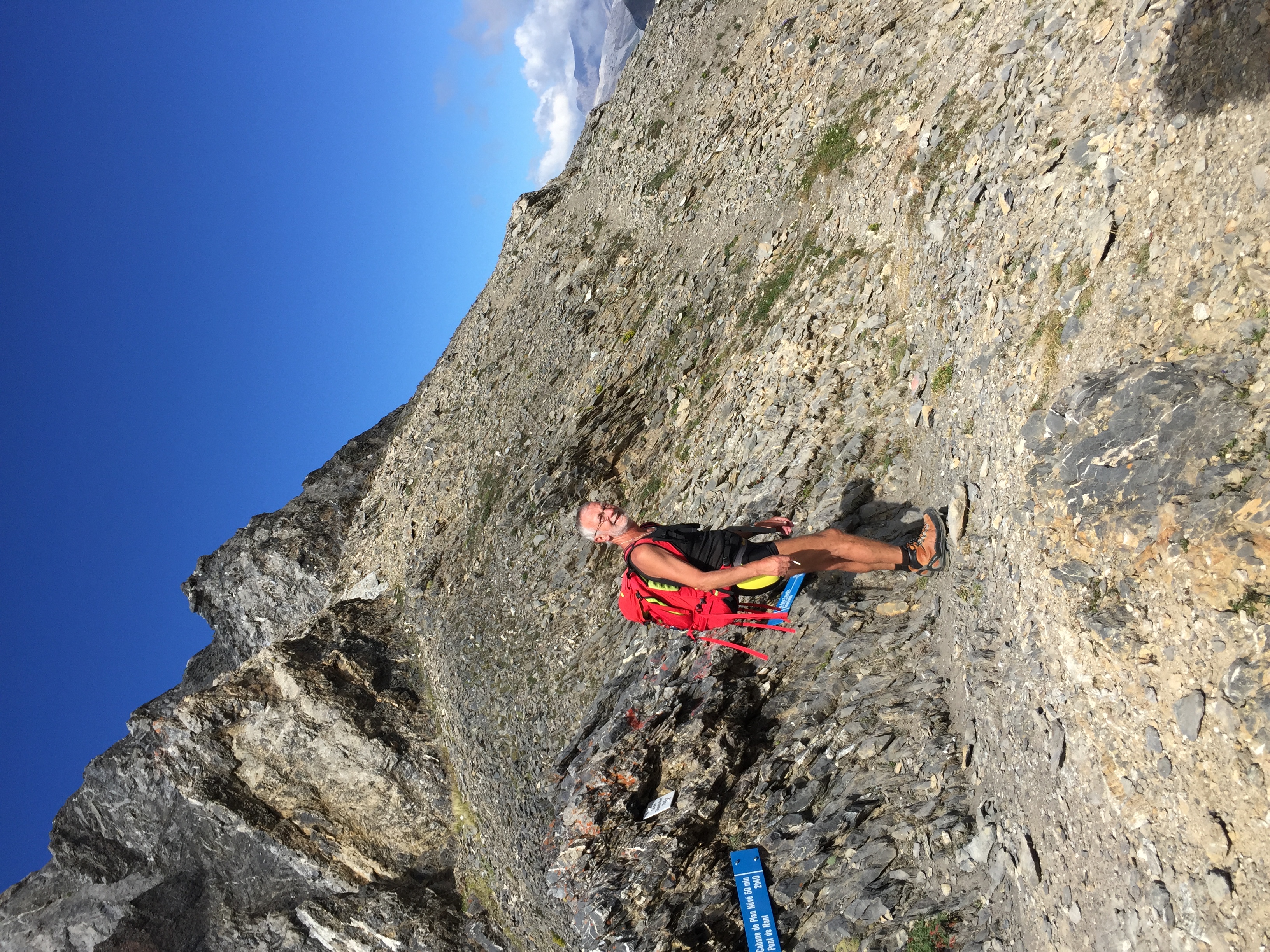 Nous entamons la descente