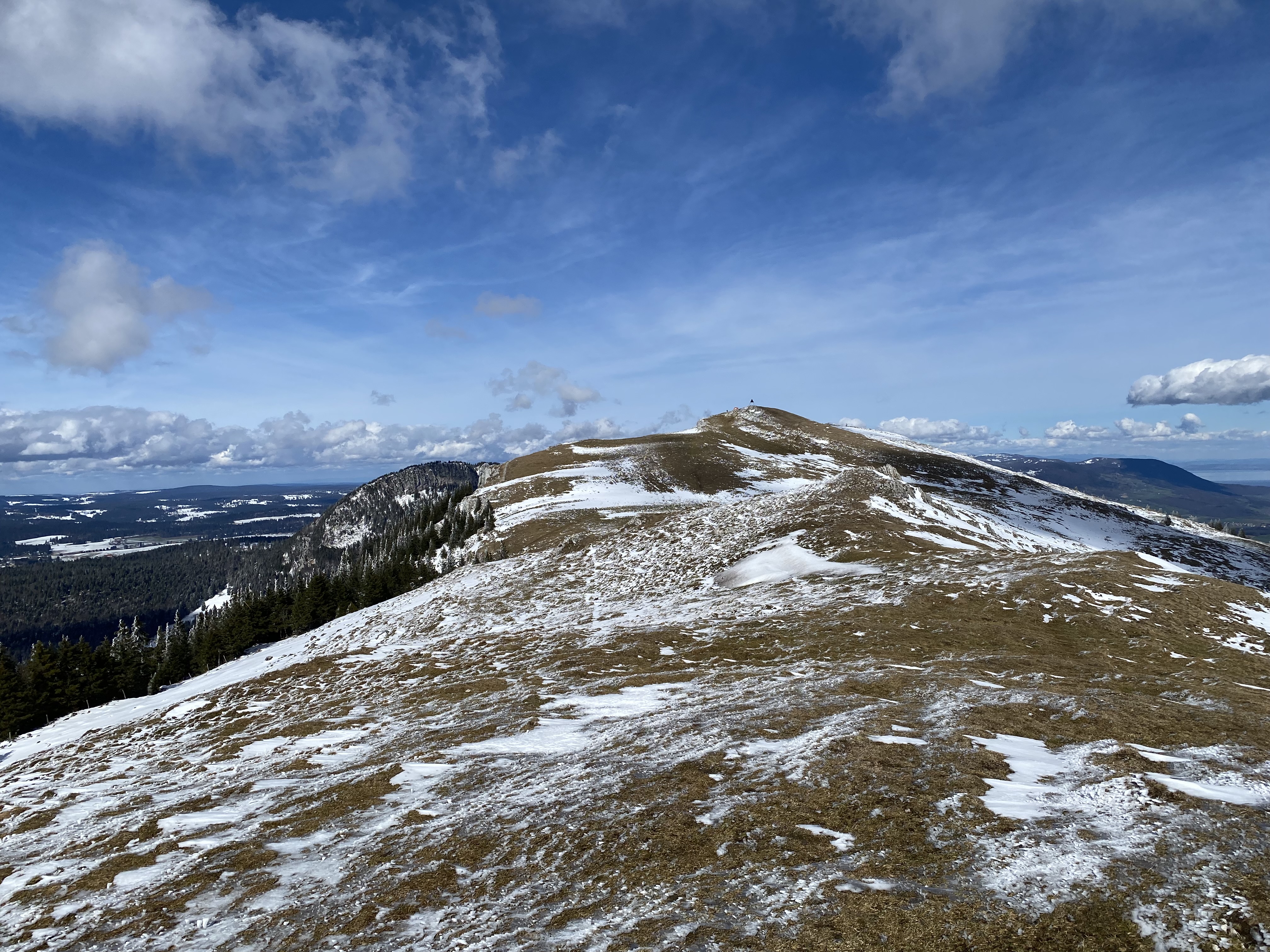 Vue sur le signal depuis la croix