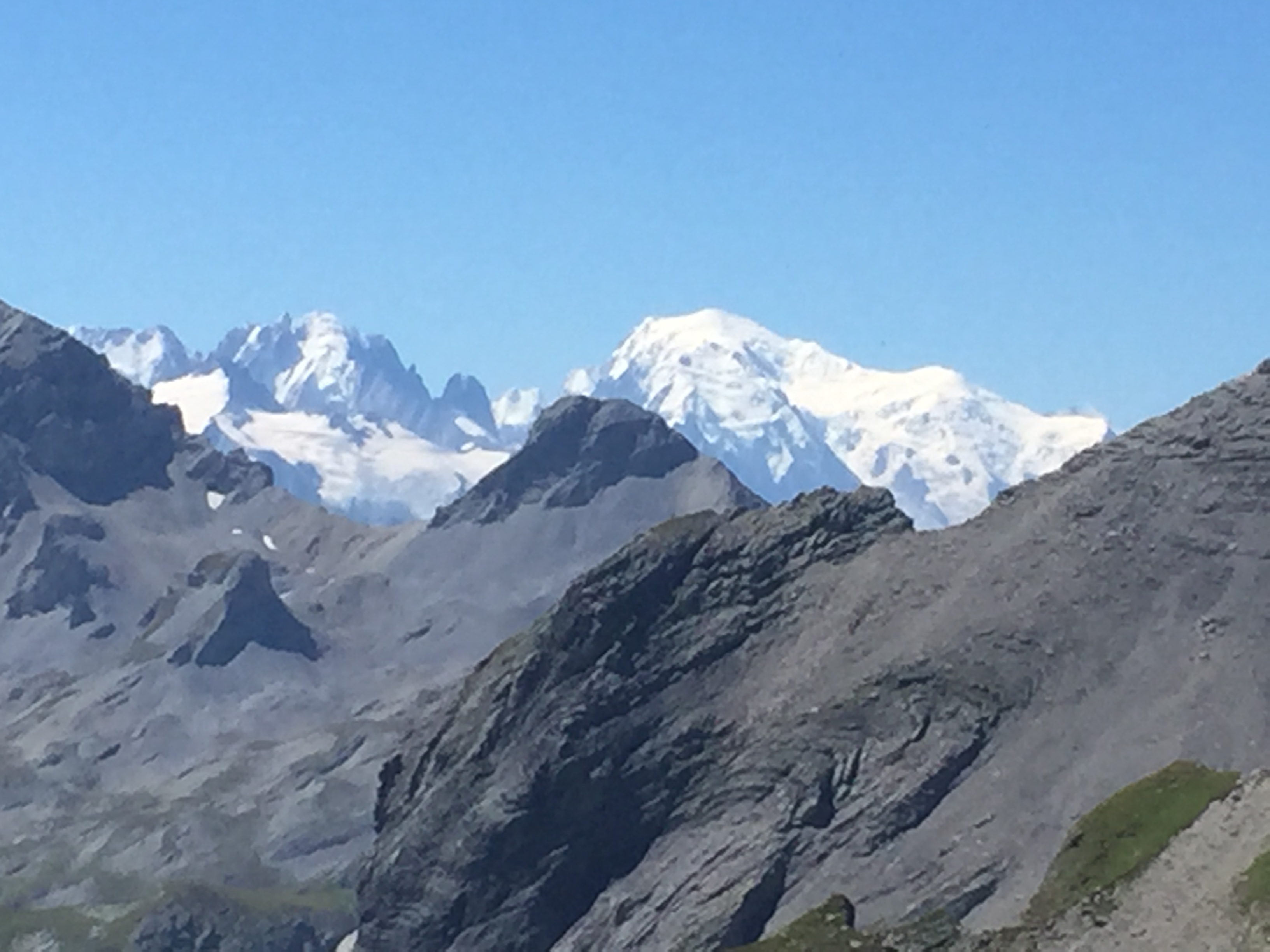 Vue sur le Mont Blanc