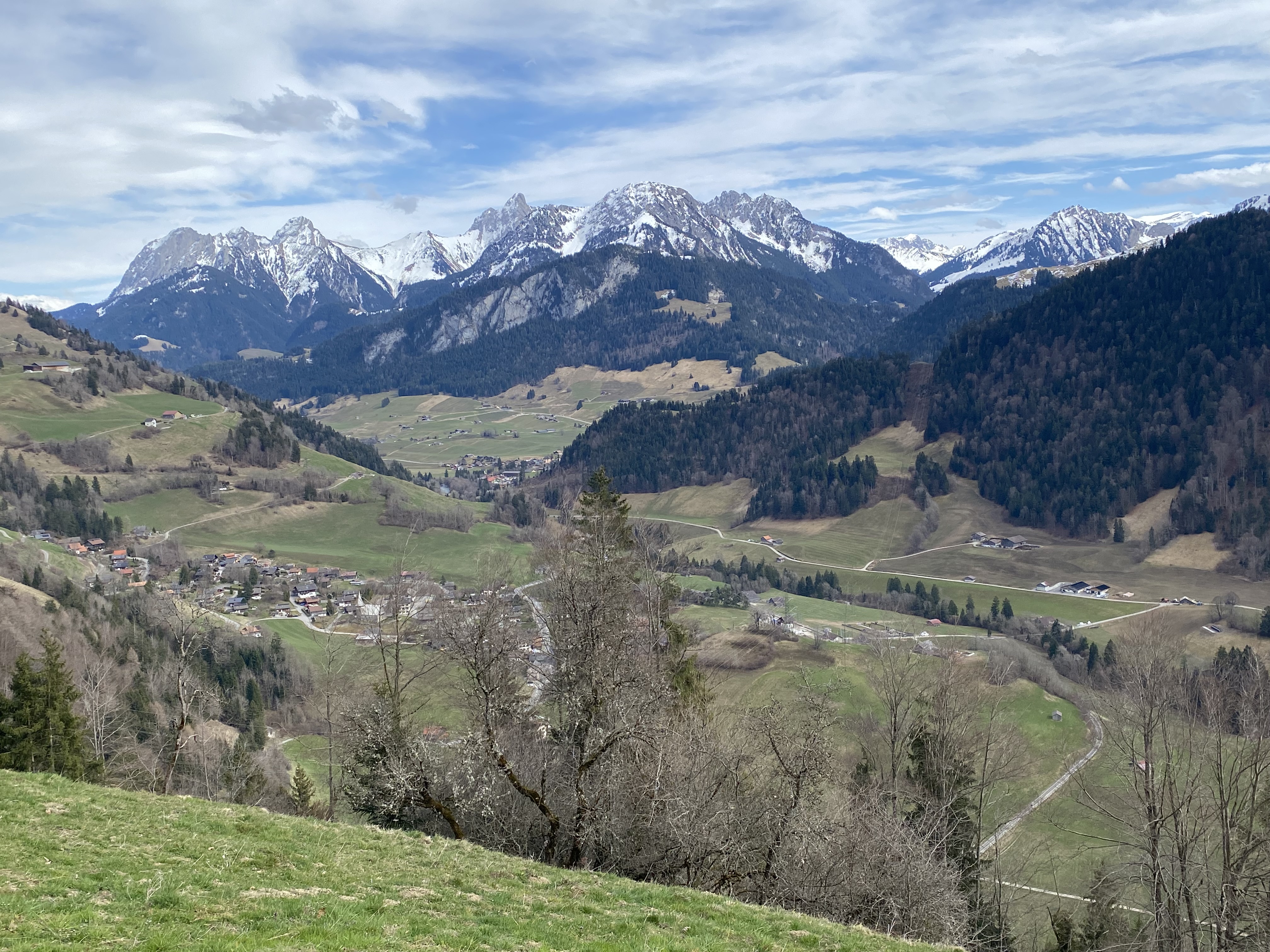 Vue sur Rossinière