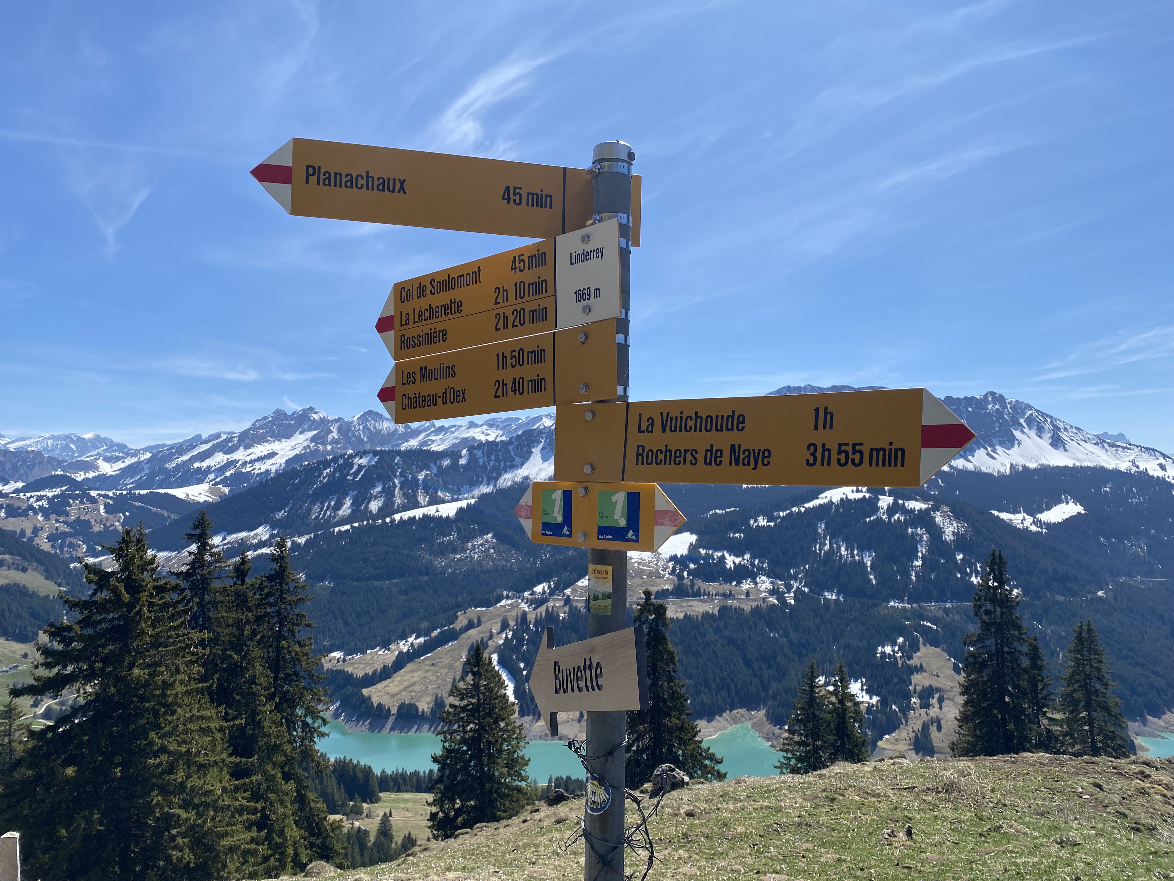 photo de Planachaux (en dessus du Lac de l'Hongrin)