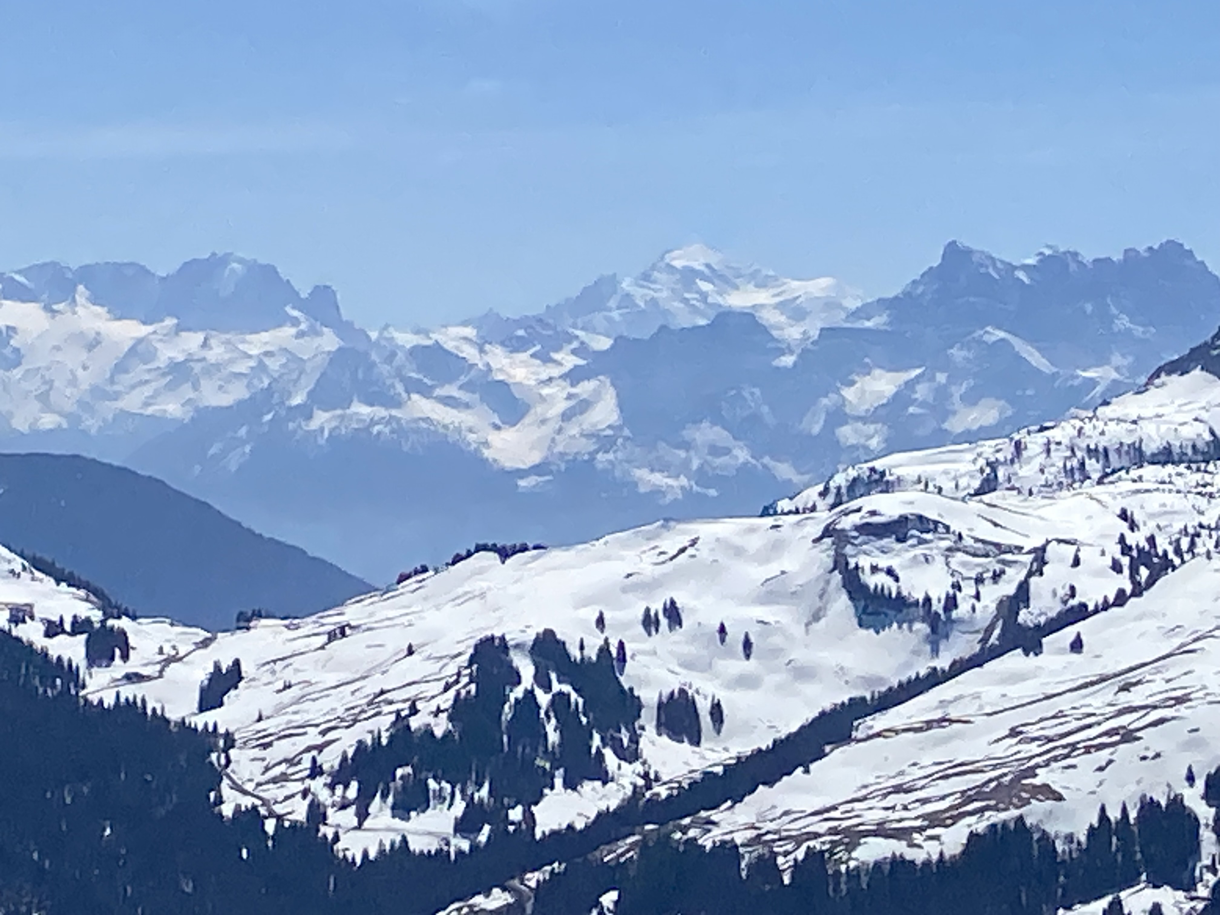 photo de Planachaux (en dessus du Lac de l'Hongrin)