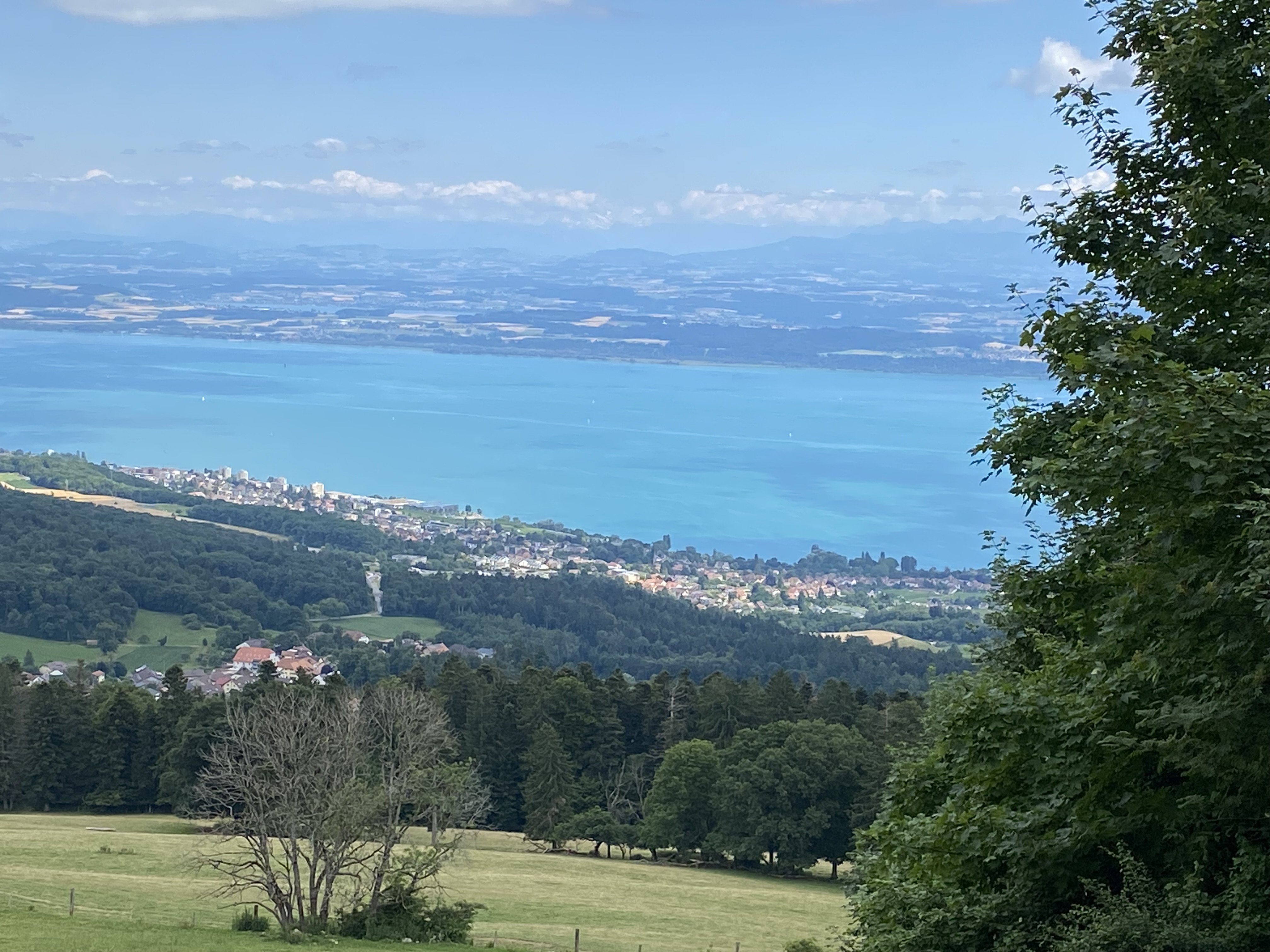 Vue sur le Lac de Neuchâtel