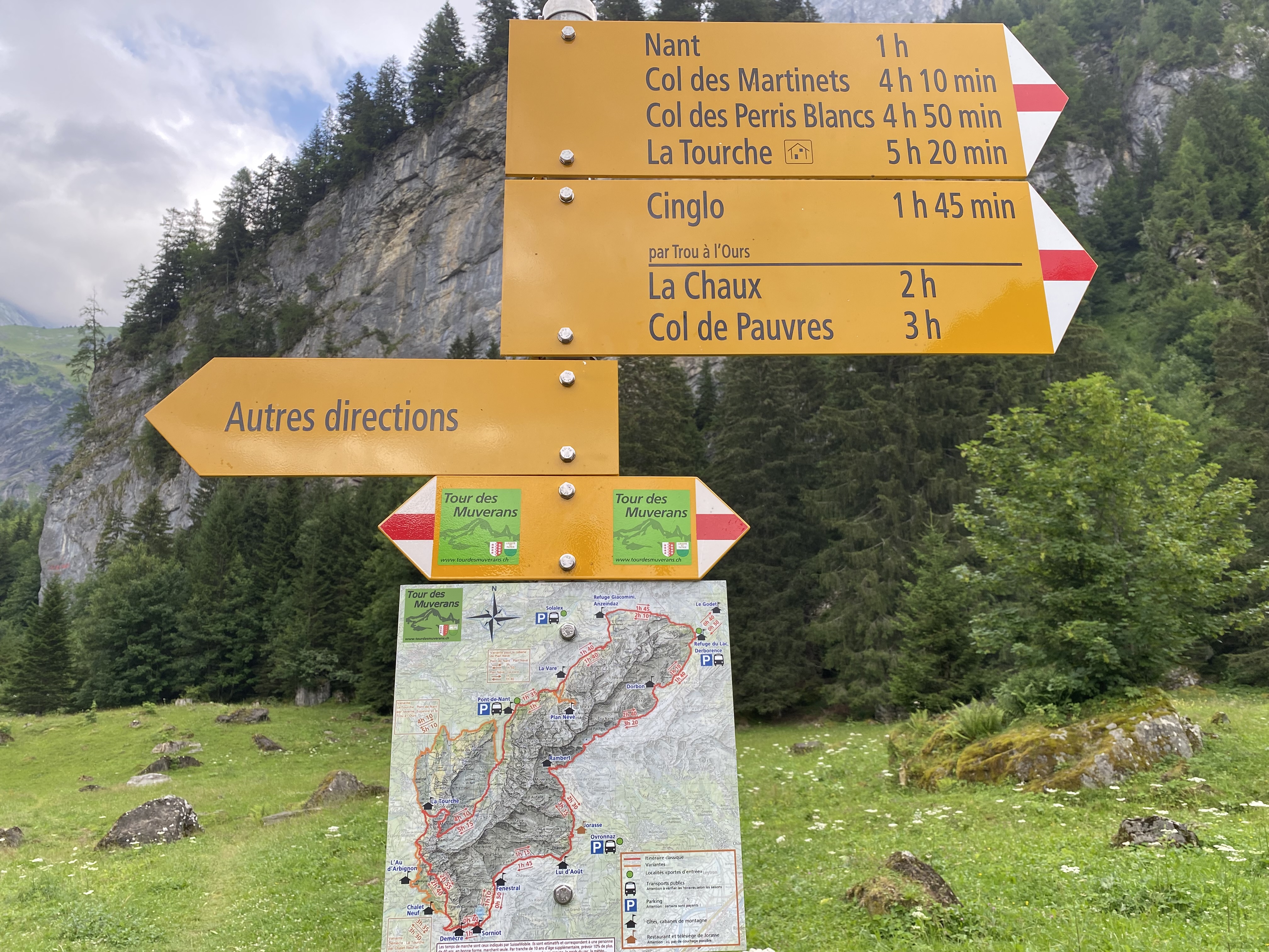 Autres directions pour Pont de Nant
