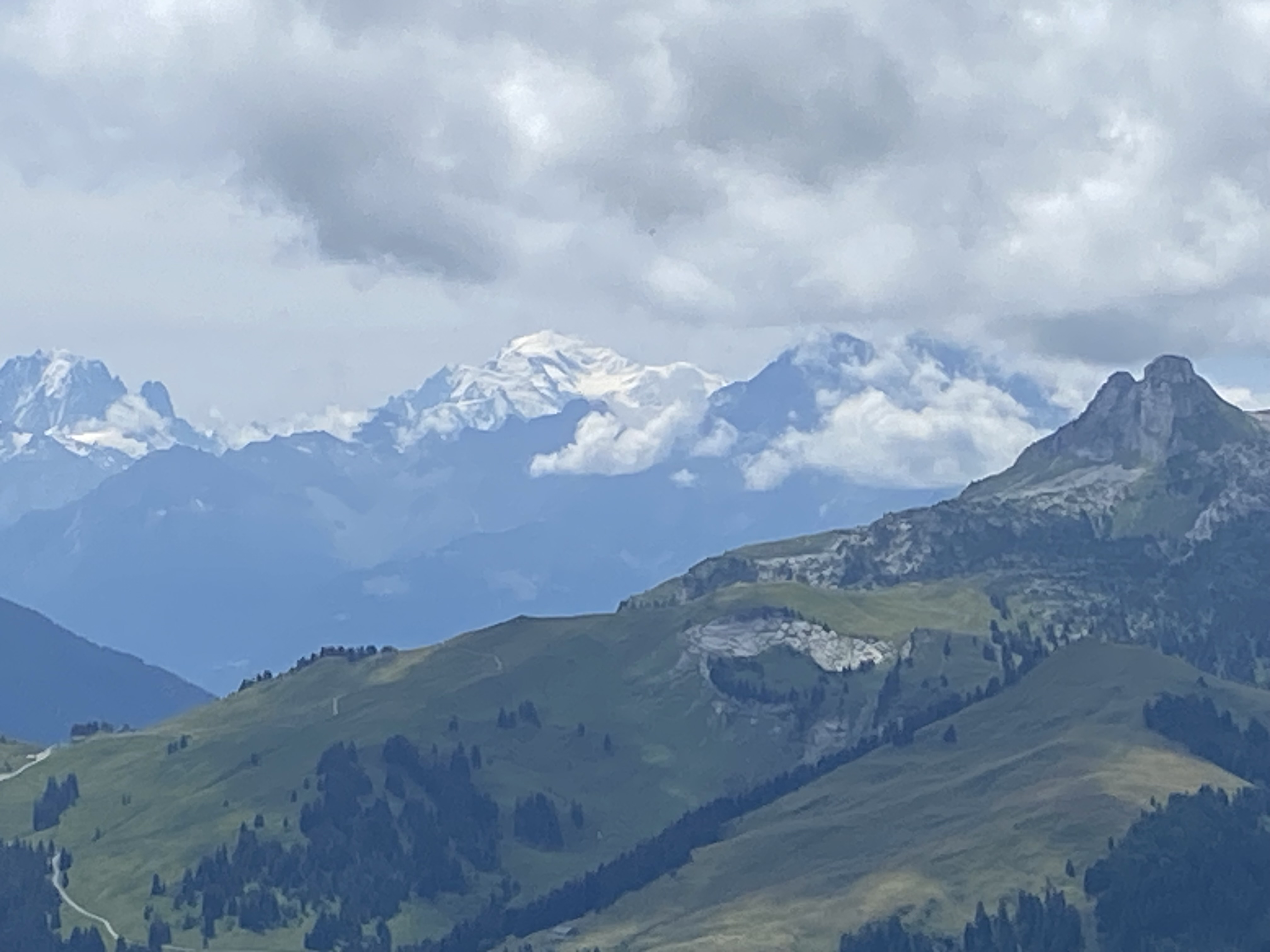 photo de Planachaux (en dessus du Lac de l'Hongrin)