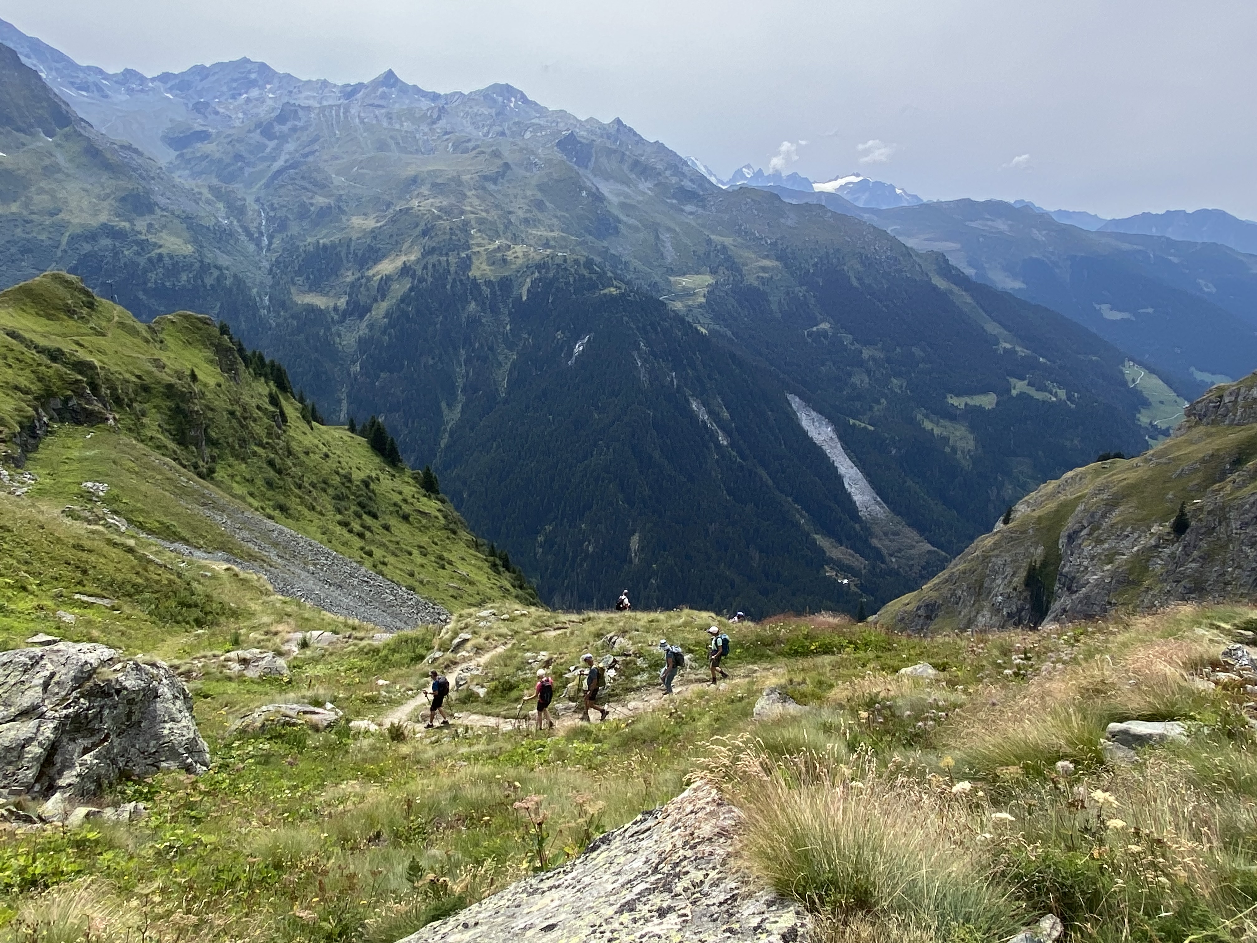 Début de la descente