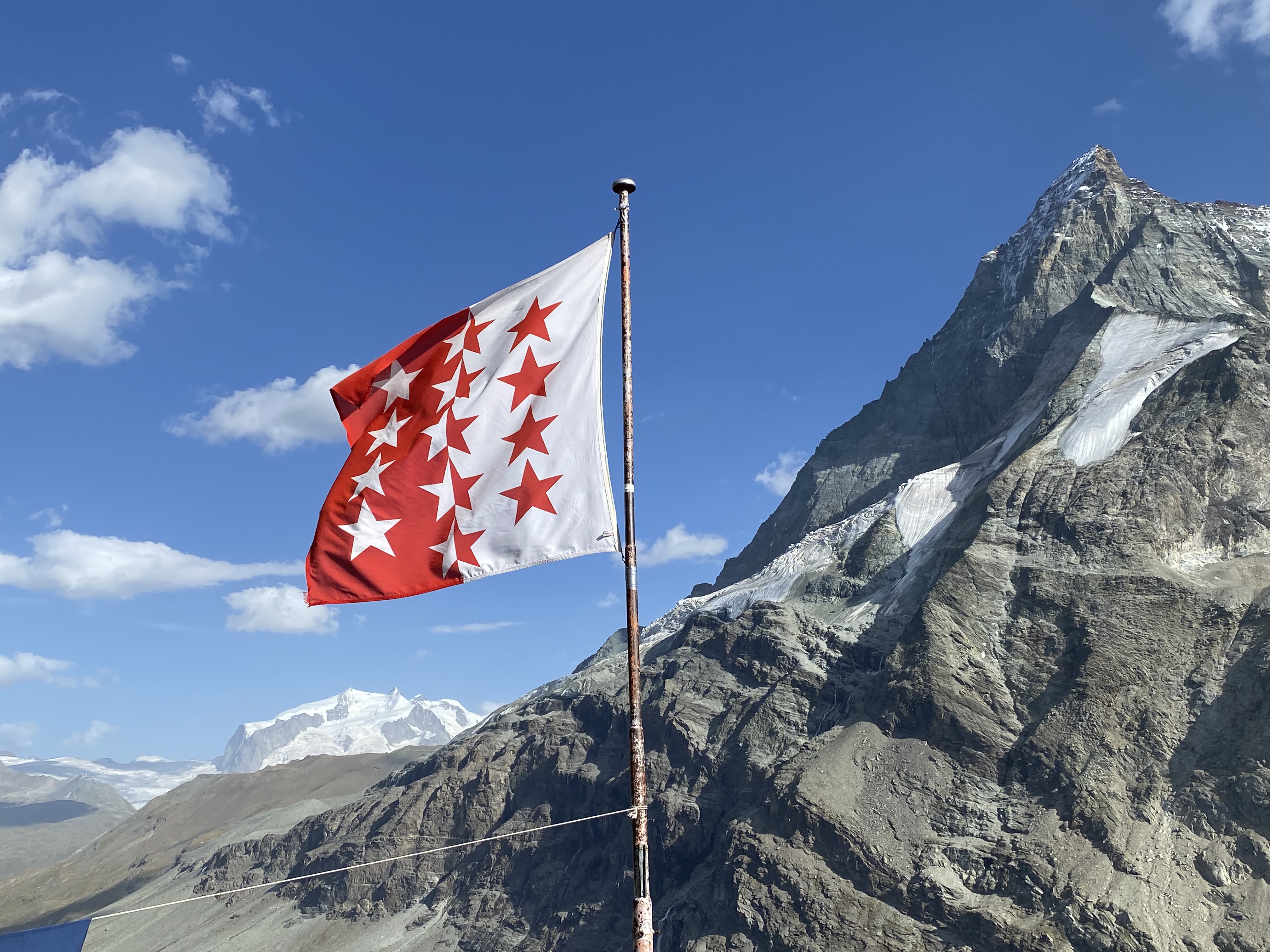 Le Cervin et le massif du Mont Rose