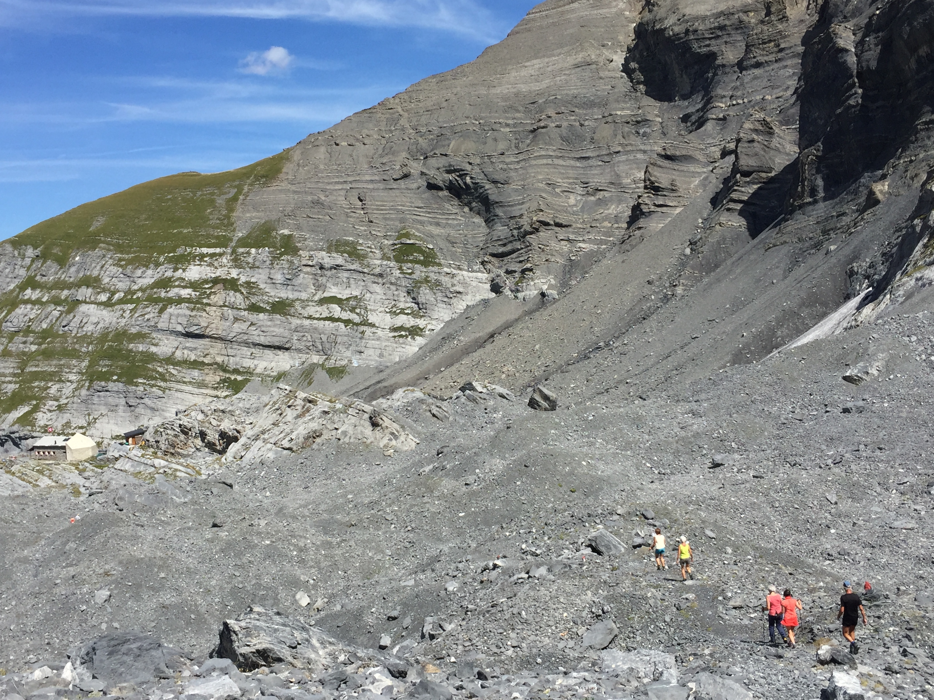 Descente vers la cabane