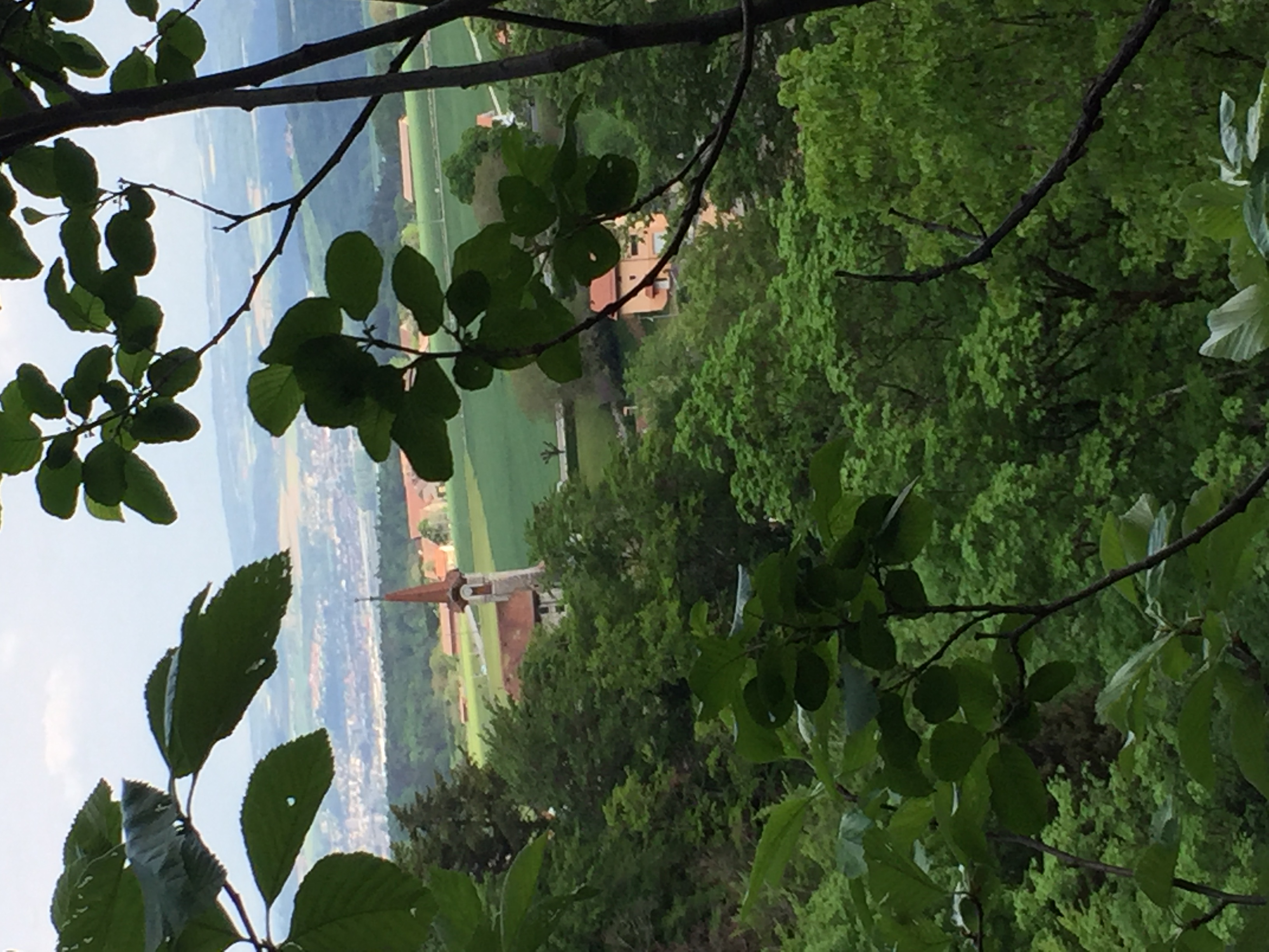 Vue sur l\'église de Vuiteboeuf