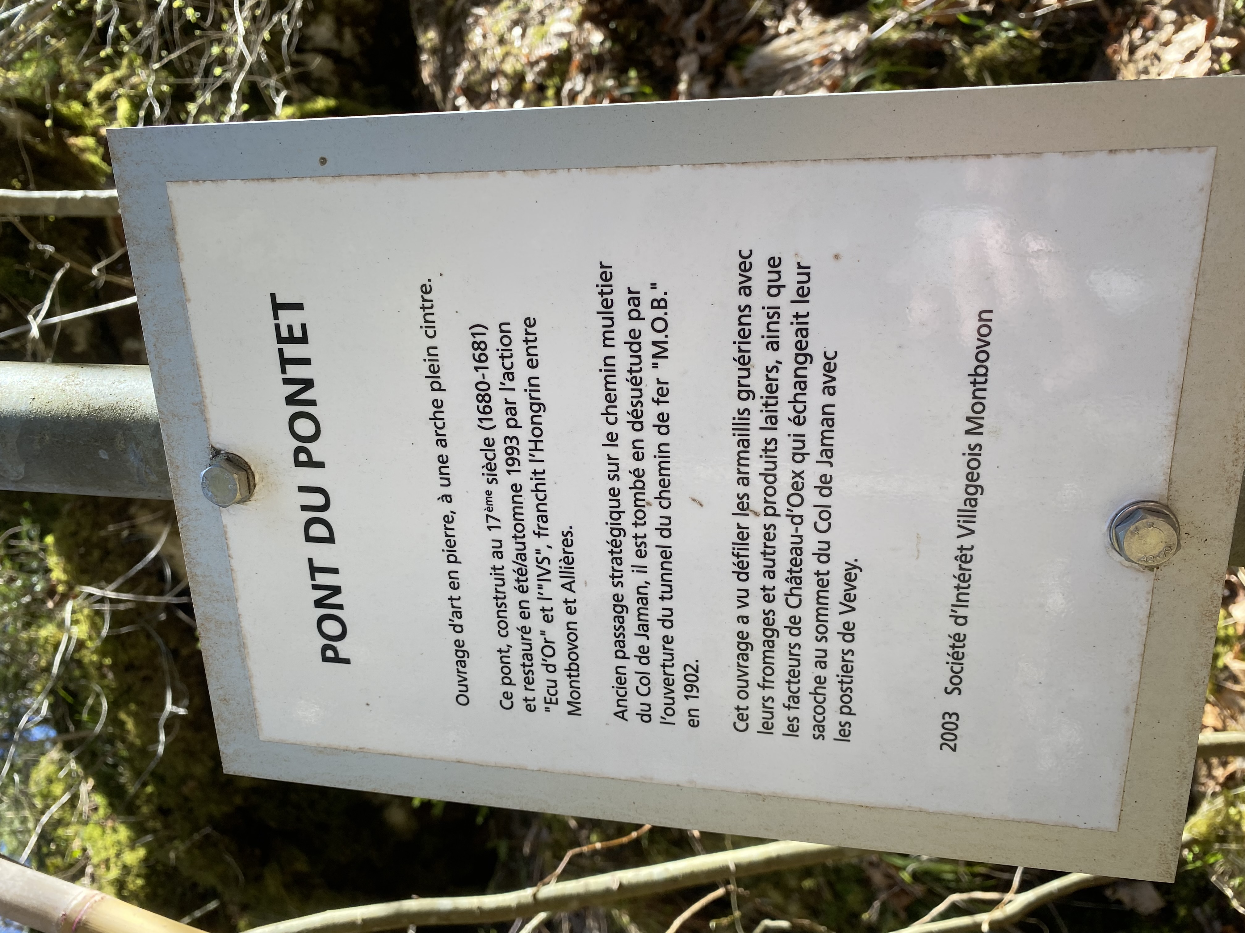 photo de Boucle Montbovon > Allières > Les Sciernes > Montbovon