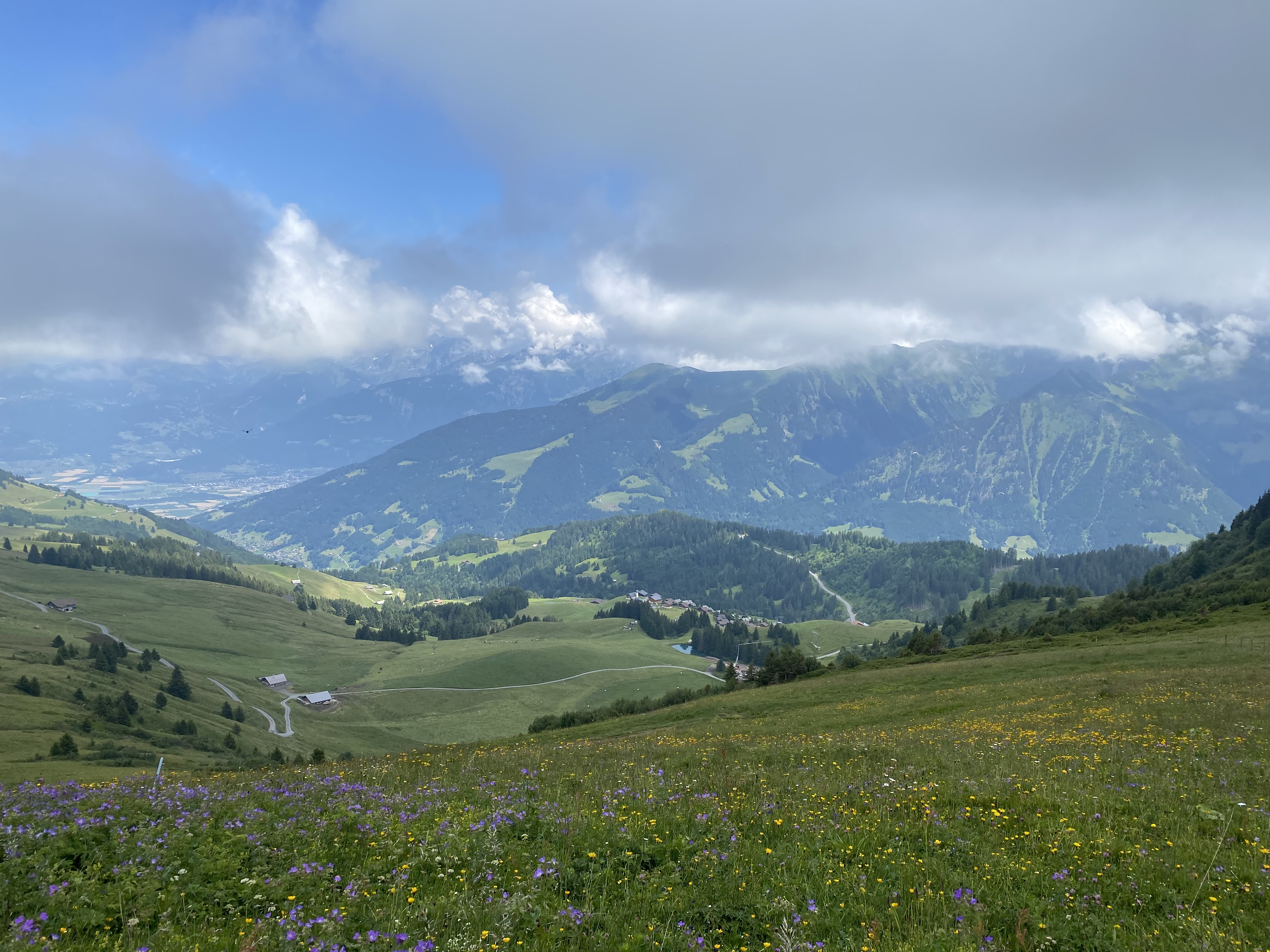 Vue sur Champoussin