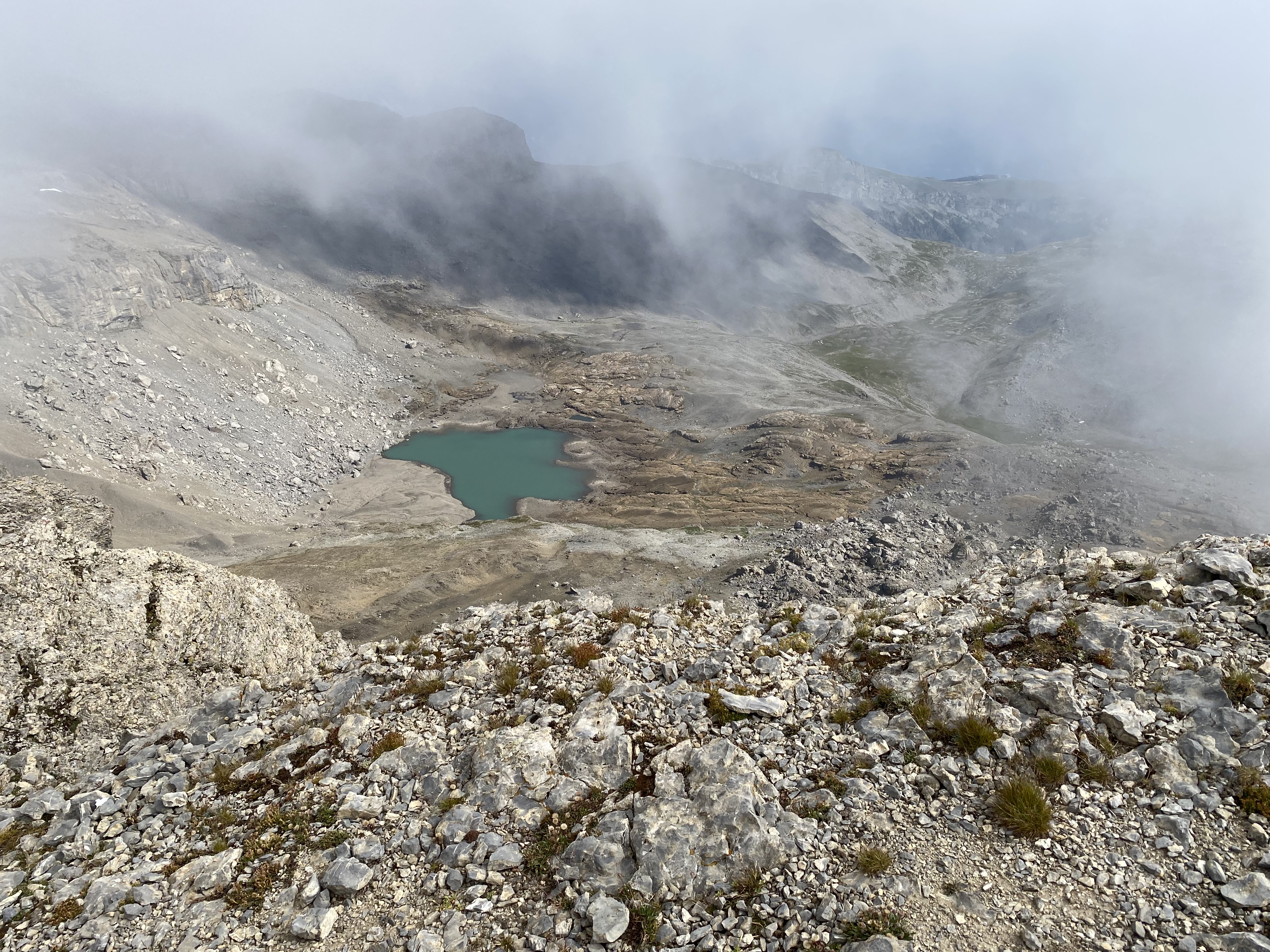 Vue sur le lac de Huiton
