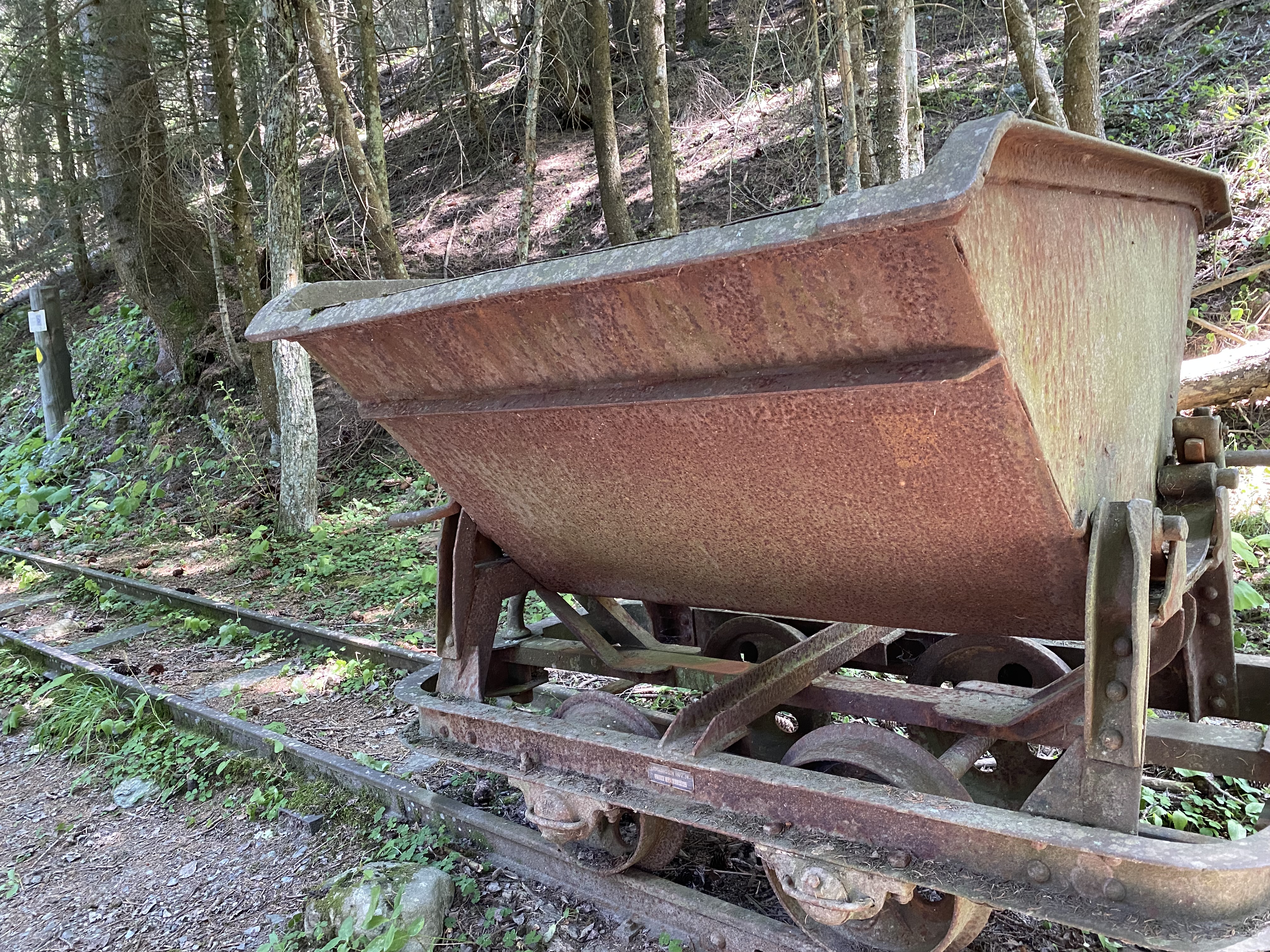 Wagon utilisé pour les anciennes mines