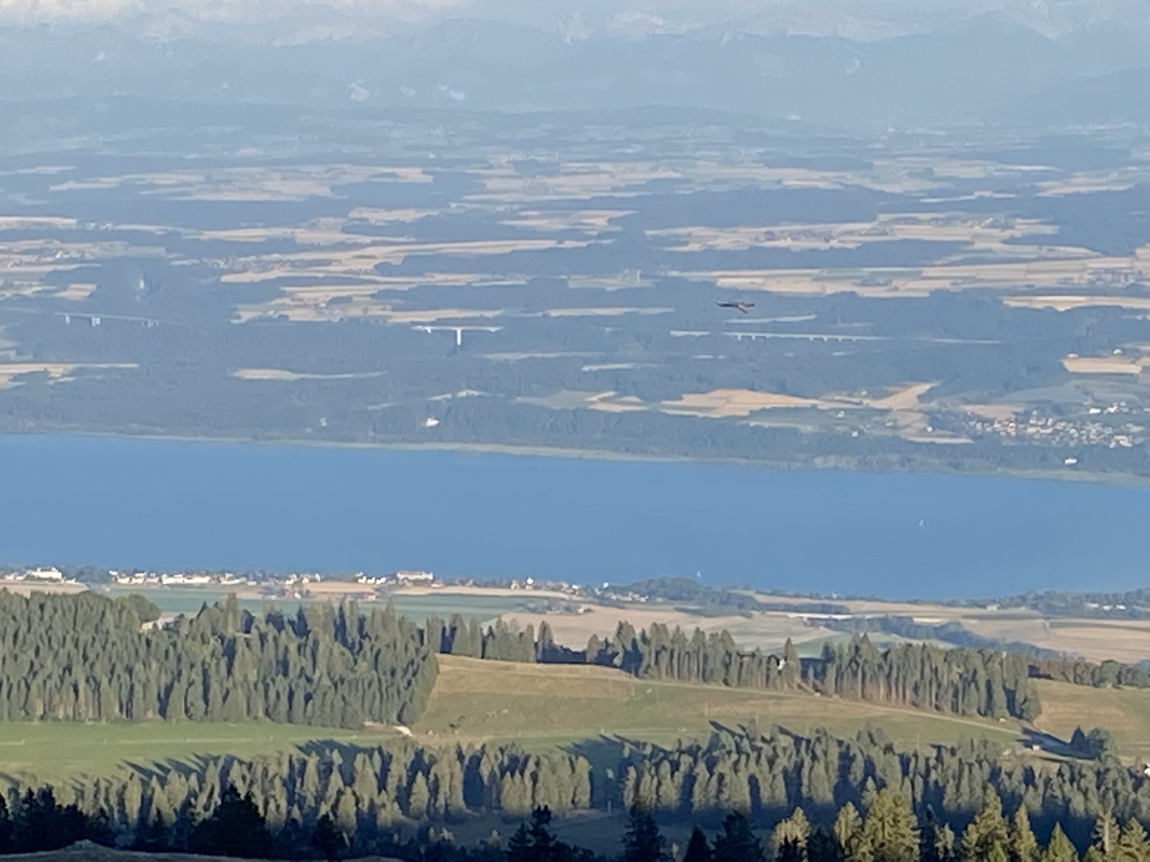 Vue sur le lac de Neuchâtel
